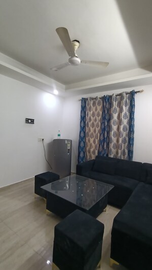 Living Room in 1 BHK Builder Floor at Freedom Fighters Enclave – for Rent