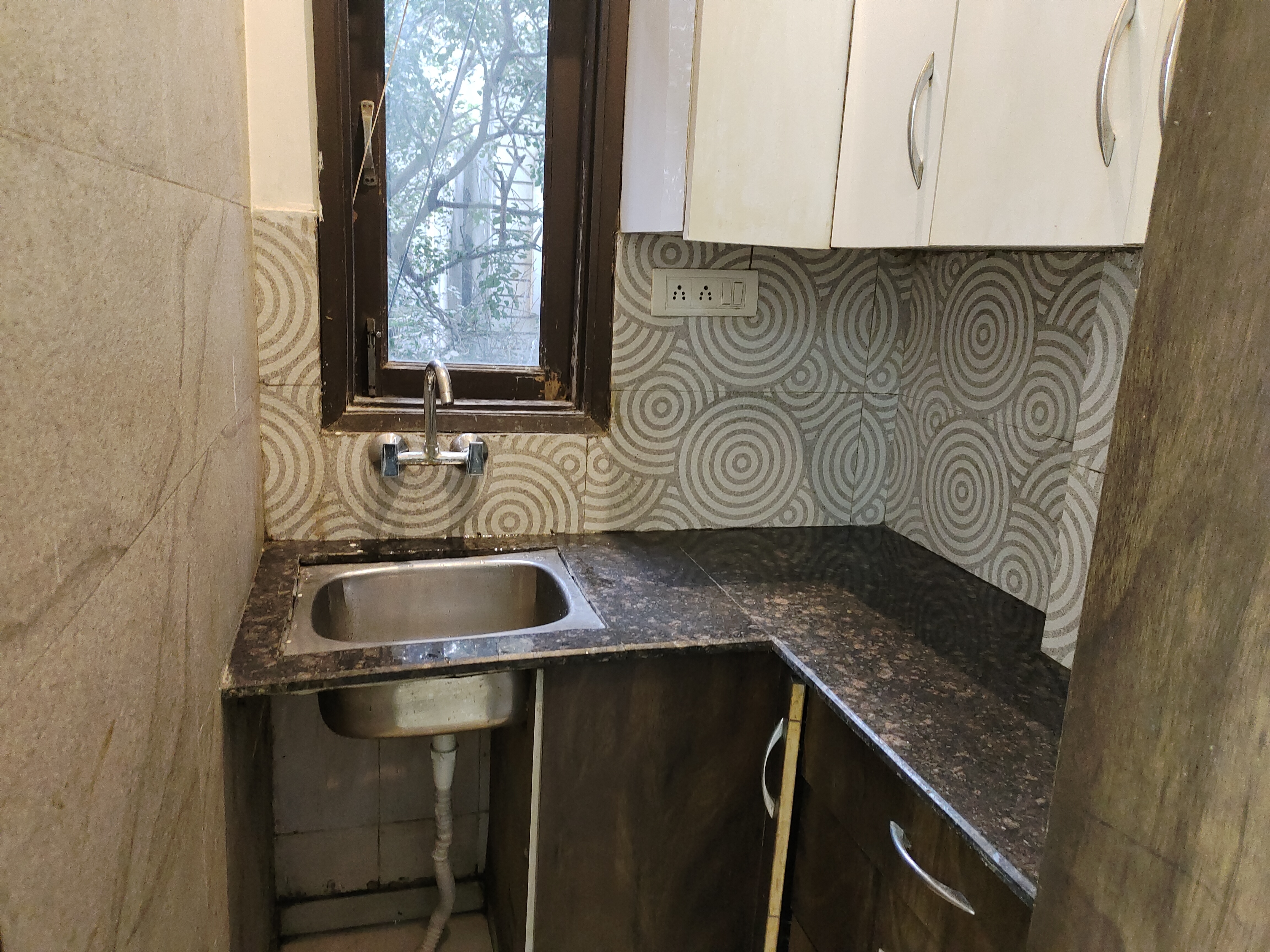 Kitchen, queens-plaza 1 RK 250 Sq.Ft. Builder Floor In Sector 43 Gurgaon 9515605