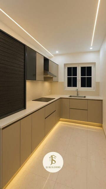 Kitchen in 3 BHK Builder Floor at Dehradun Cantt – for Sale