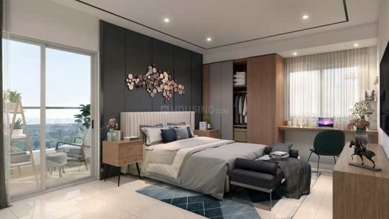 Bedroom, sobha-waterfront 4 Bedroom 3045 Sq.Ft. Apartment In Somajiguda Hyderabad 9515632