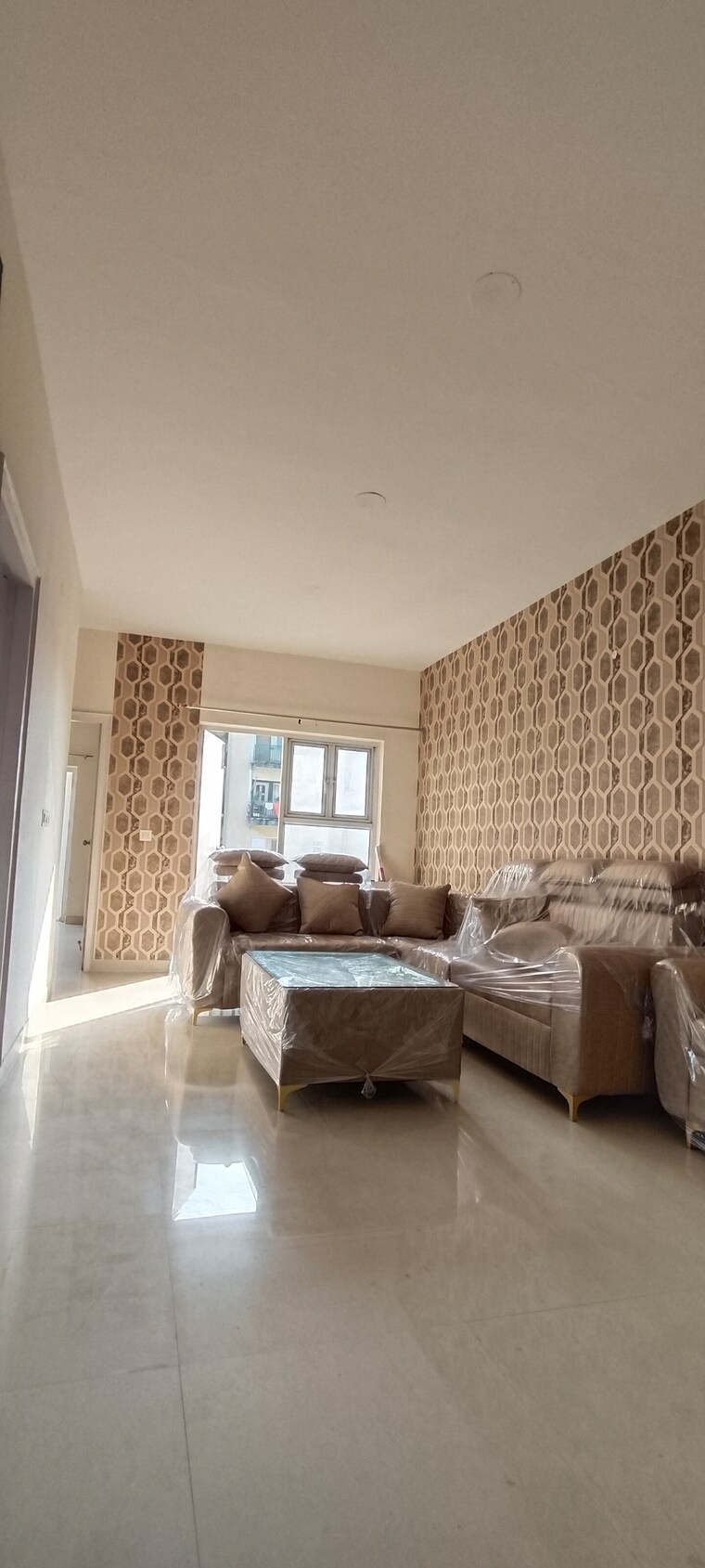 Living Room, sare-ebony-greens 2 Bedroom 1034 Sq.Ft. Apartment In Lal Kuan Ghaziabad 9515628