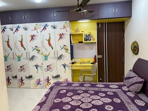 Bedroom in 4 BHK Penthouse at Vijay Annex 3, Waghbil – for Sale