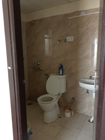 Bathroom in 3 BHK Apartment at Amrapali Enchante, Tech Zone 4 Greater Noida – for Rent