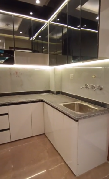 Kitchen in 3 BHK Builder Floor at Uttam Nagar – for Rent