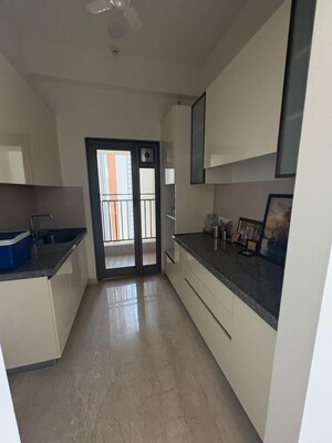 Kitchen in 3 BHK Apartment at Adani Ten BKC, Bandra East – for Rent