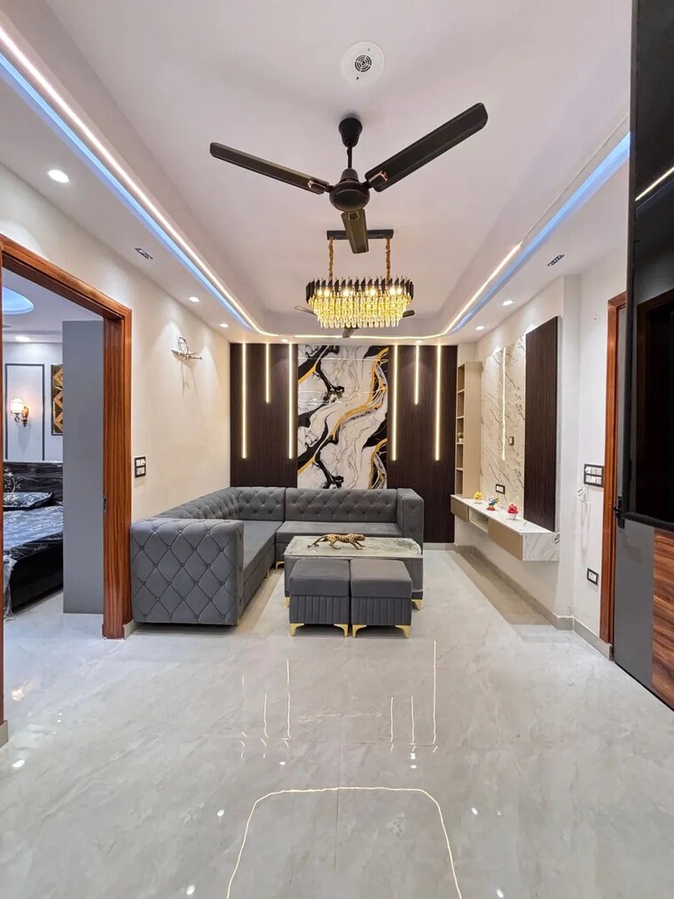 Living Room, sa-homes-i 3.5 Bedroom 906 Sq.Ft. Builder Floor In Uttam Nagar Delhi 9515926