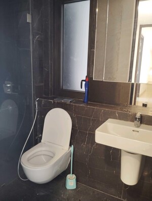 Bathroom in 3 BHK Apartment at Lodha The Park, Worli – for Rent