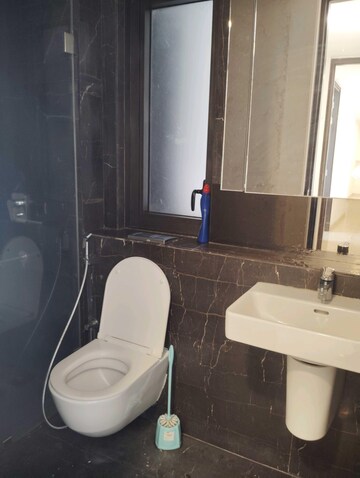 Bathroom in 3 BHK Apartment at Lodha The Park, Worli – for Rent