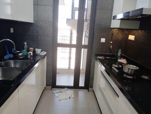 Kitchen in 3 BHK Apartment at Lodha The Park, Worli – for Rent