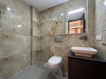 Attached Bathroom in 4 BHK Builder Floor at Gulmohar Park – for Rent
