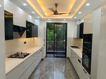 Kitchen in 4 BHK Builder Floor at Unitech South City II, Sector 50 – for Rent