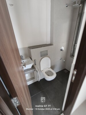 Bathroom in 2 BHK Apartment at Piramal Vaikunth, Balkum Pada – for Rent