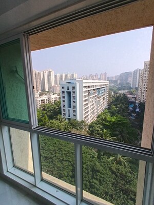 Balcony in 2 BHK Apartment at Nahar Amaryllis Towers and Plaza, Chandivali – for Rent