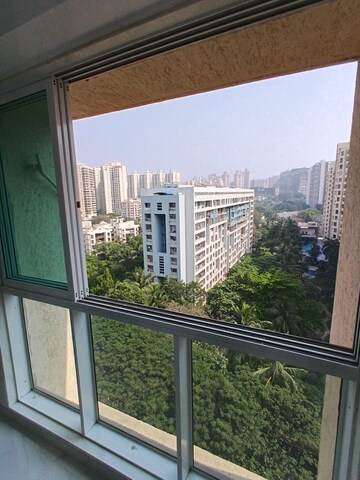 Balcony in 2 BHK Apartment at Nahar Amaryllis Towers and Plaza, Chandivali – for Rent