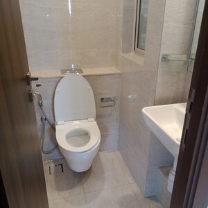 Bathroom in 1 BHK Apartment at Hiranandani Regent Hill, Powai – for Rent