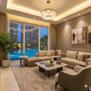 Living Room in 4 BHK Apartment at BPTP Terra, Sector 37d – for Sale