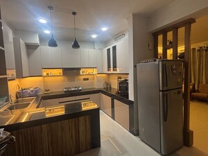 Kitchen in 3 BHK Apartment at Royal Residency Gurgaon, Sector 45 – for Rent