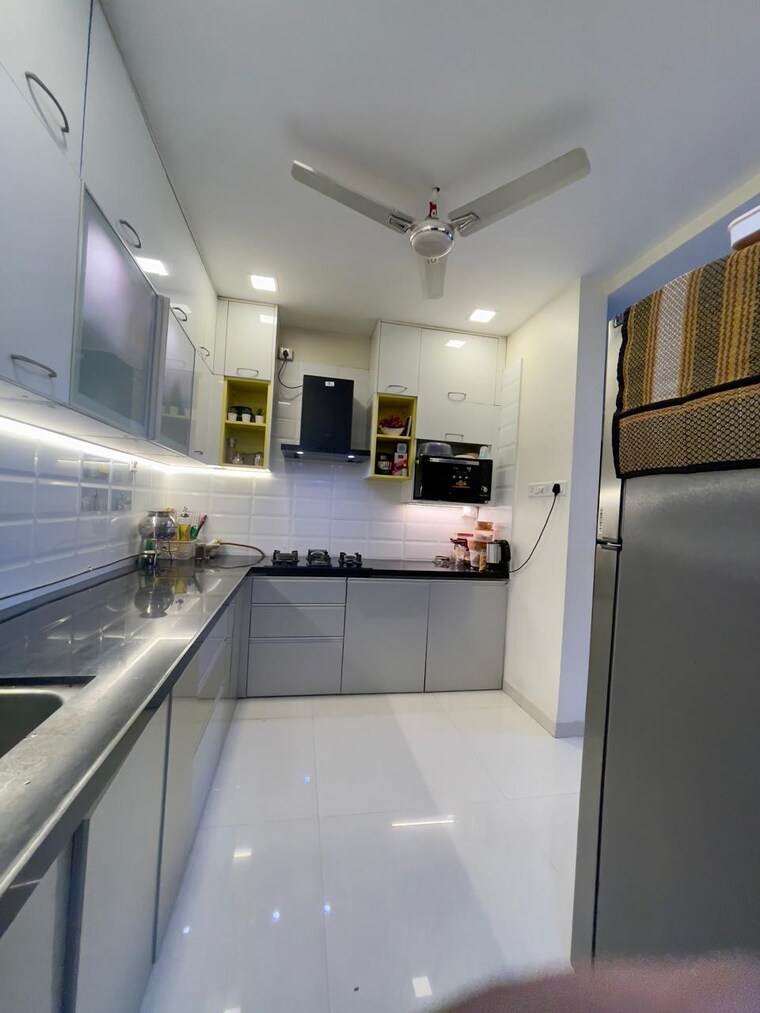 Kitchen, metro-jazz 2 Bedroom 1250 Sq.Ft. Apartment In Baner Pune 9516345