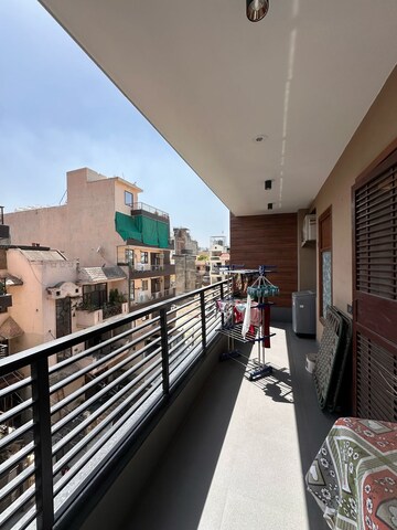 Balcony in 4 BHK Builder Floor at Green Fields Colony – for Rent