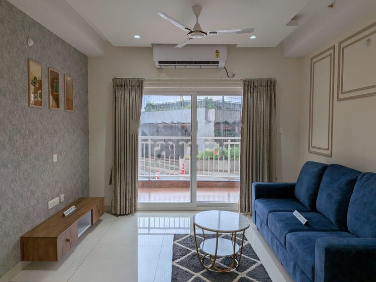 Living Room, my-home-sayuk 3 Bedroom 1586 Sq.Ft. Apartment In Tellapur Hyderabad 9516394