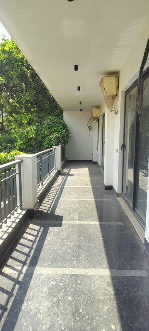 Balcony in 4 BHK Builder Floor at Sushant Lok I – for Rent