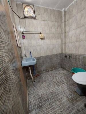 Bathroom in 1 RK Builder Floor at Chattarpur – for Rent