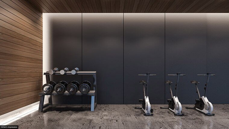 Gym, eon-one 2 Bedroom 860 Sq.Ft. Apartment In Prabhadevi Mumbai 9516455