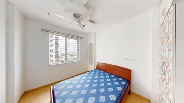 Bedroom in 2.5 BHK Apartment at DLF Westend Heights New Town, Akshayanagar – for Rent