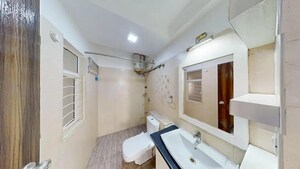 Bathroom in 2.5 BHK Apartment at DLF Westend Heights New Town, Akshayanagar – for Rent