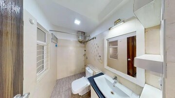Bathroom in 2.5 BHK Apartment at DLF Westend Heights New Town, Akshayanagar – for Rent