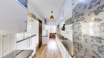 Kitchen in 2.5 BHK Apartment at DLF Westend Heights New Town, Akshayanagar – for Rent