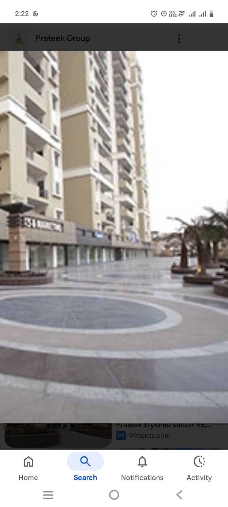 Exterior View, prateek-stylome 3 Bedroom 1845 Sq.Ft. Apartment In Sector 45 Noida 9516599