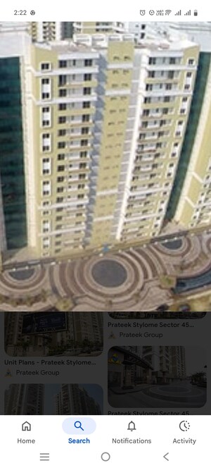 3 BHK Apartment For Sale in Prateek Stylome, Sector 45