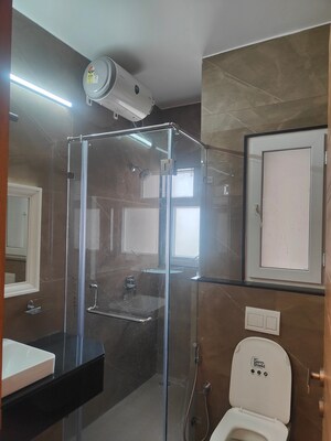 Bathroom in 3 BHK Apartment at Universal Botanika Tower A And B, Gachibowli – for Rent