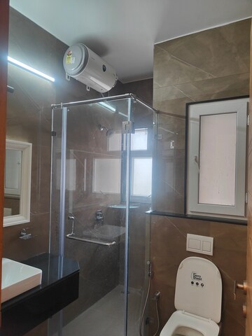 Bathroom in 3 BHK Apartment at Universal Botanika Tower A And B, Gachibowli – for Rent