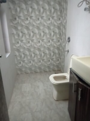 Bathroom in 3 BHK Apartment at Vasant Kunj – for Rent