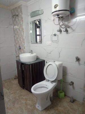 Bathroom in 3 BHK Apartment at Vasant Kunj – for Rent