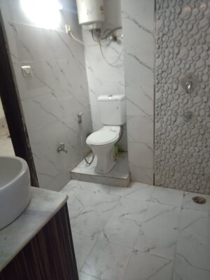 Bathroom in 3 BHK Apartment at Vasant Kunj – for Rent