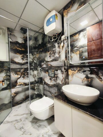 Attached Bathroom in 4 BHK Builder Floor at Auram Floor, South City 2 – for Sale