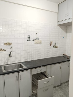 Kitchen in 1 BHK Builder Floor at Btm Layout – for Rent