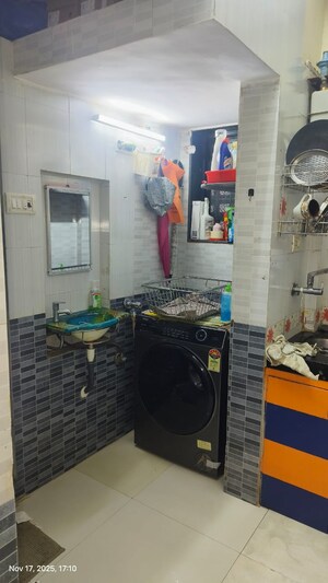 Kitchen in 1 RK Apartment at Neminath CHS Dadar West, Dadar West – for Rent