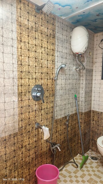 Bathroom in 1 RK Apartment at Neminath CHS Dadar West, Dadar West – for Rent