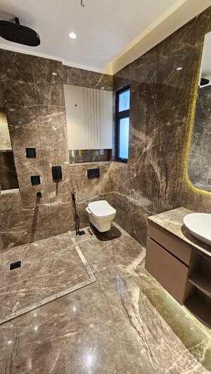 Bathroom in 4 BHK Builder Floor at Unitech South City II, Sector 50 – for Sale