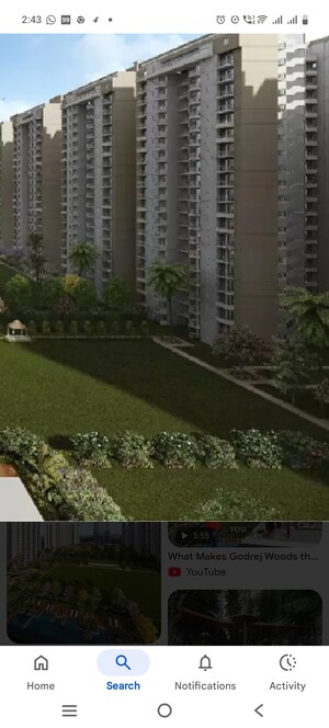 Swimming Pool in 4 BHK Apartment at Godrej Woods, Sector 43 – for Sale