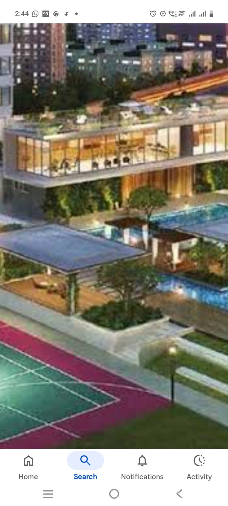Swimming Pool, godrej-woods 4 Bedroom 2570 Sq.Ft. Apartment In Sector 43 Noida 9516942