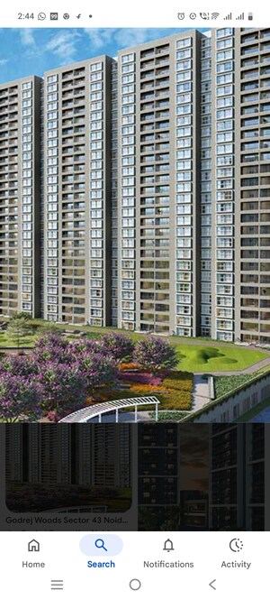 4 BHK Apartment – Exterior View View at Godrej Woods, Sector 43 - for Sale