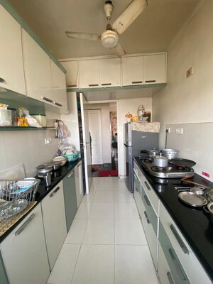 Kitchen in 2 BHK Apartment at Hiranandani Tiara, Ghodbunder Road – for Rent
