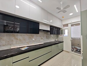 Kitchen in 3 BHK Apartment at Aurobindo The Regent, Kondapur – for Rent