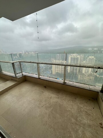 Balcony in 3 BHK Apartment at Omkar Alta Monte, Malad East – for Rent