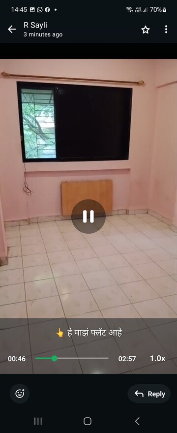 Bedroom in 1 BHK Apartment at Aboli Estate, Dombivli East – for Sale